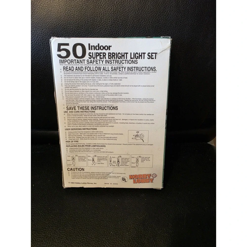 Vintage Classic Colors Decorator Light Set NEW Candlelight Gold 17' Hobby Lobby